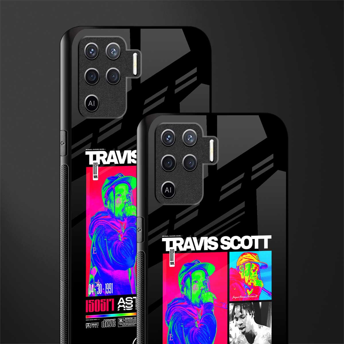 travis scott astroworld glass case for oppo f19 pro image-2