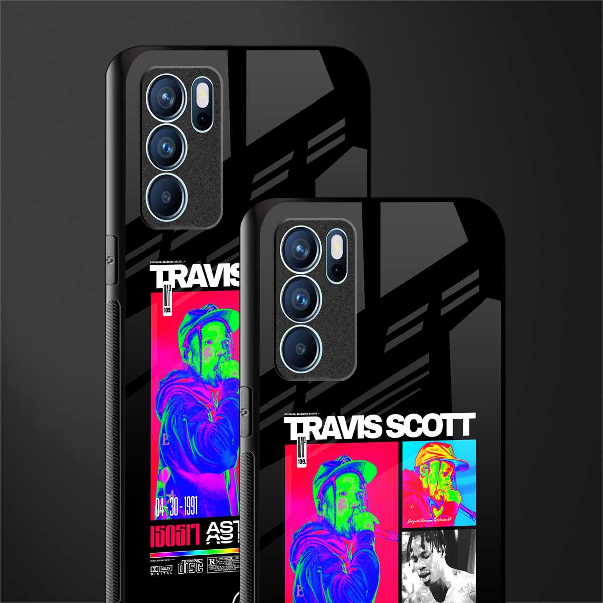 travis scott astroworld glass case for oppo reno6 5g image-2