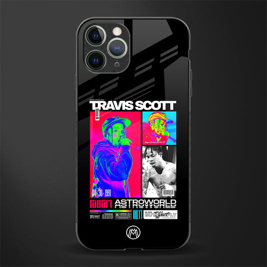 travis scott astroworld glass case for iphone 11 pro image