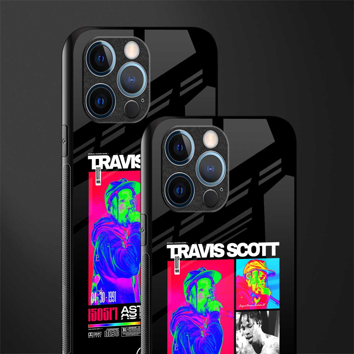 travis scott astroworld glass case for iphone 14 pro image-2