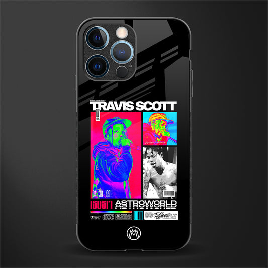 travis scott astroworld glass case for iphone 12 pro image