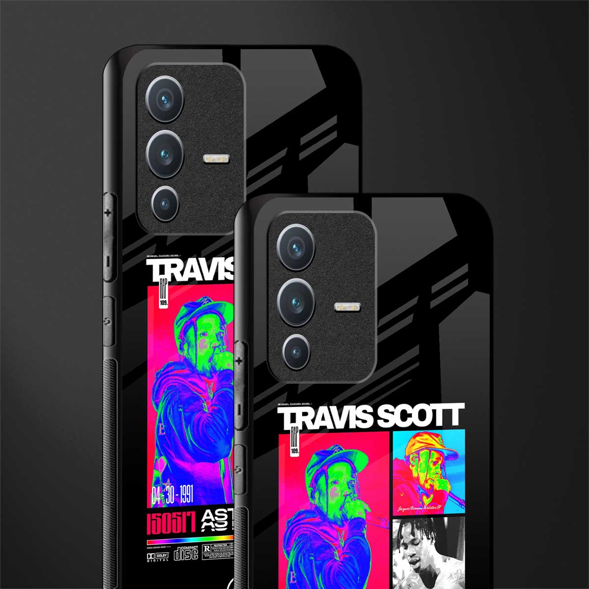 travis scott astroworld glass case for vivo v23 5g image-2