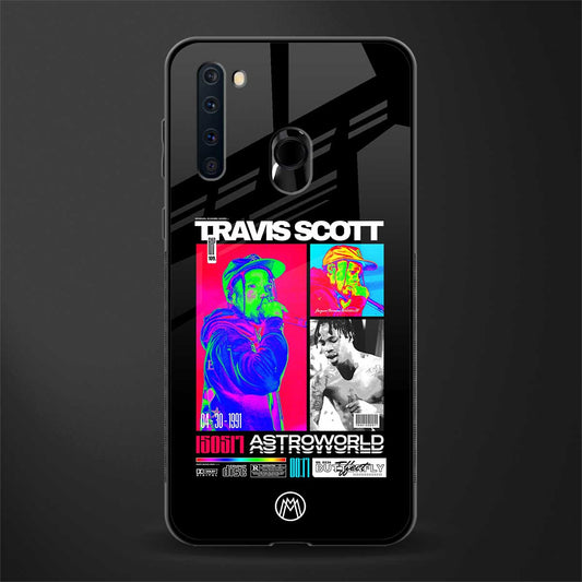 travis scott astroworld glass case for samsung a21 image