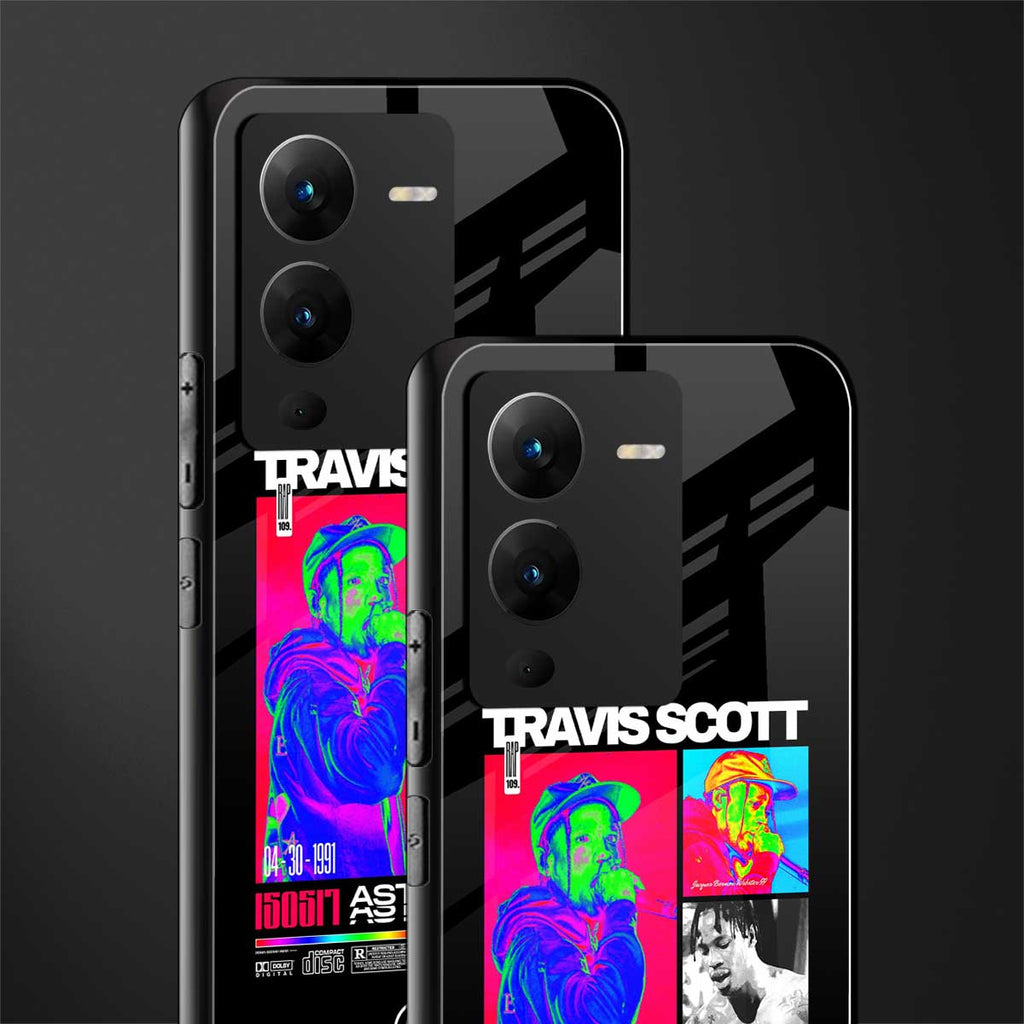 travis scott astroworld back phone cover | glass case for vivo v25 pro 5g