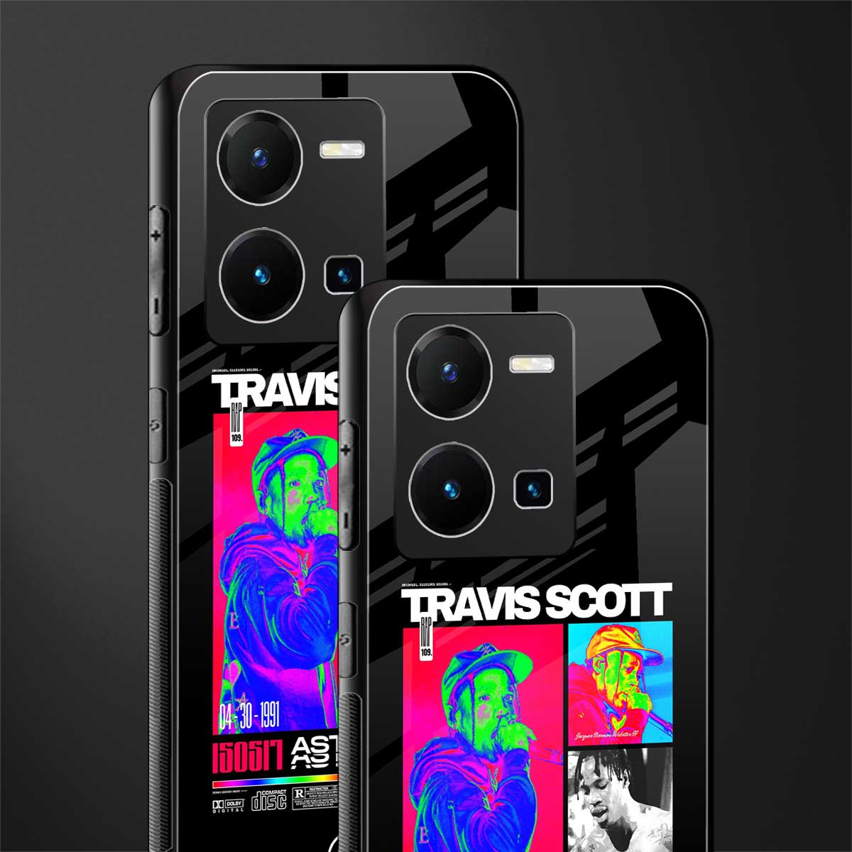 travis scott astroworld back phone cover | glass case for vivo y35 4g