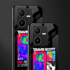 travis scott astroworld back phone cover | glass case for vivo y22
