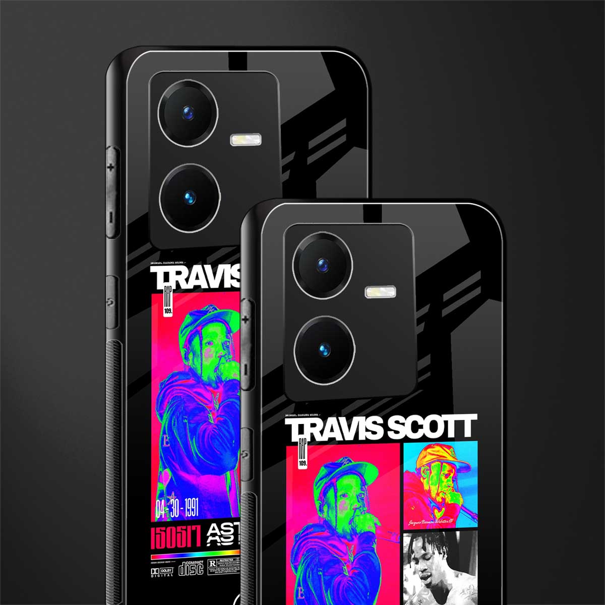 travis scott astroworld back phone cover | glass case for vivo y22
