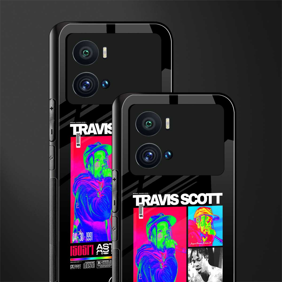 travis scott astroworld back phone cover | glass case for iQOO 9 Pro