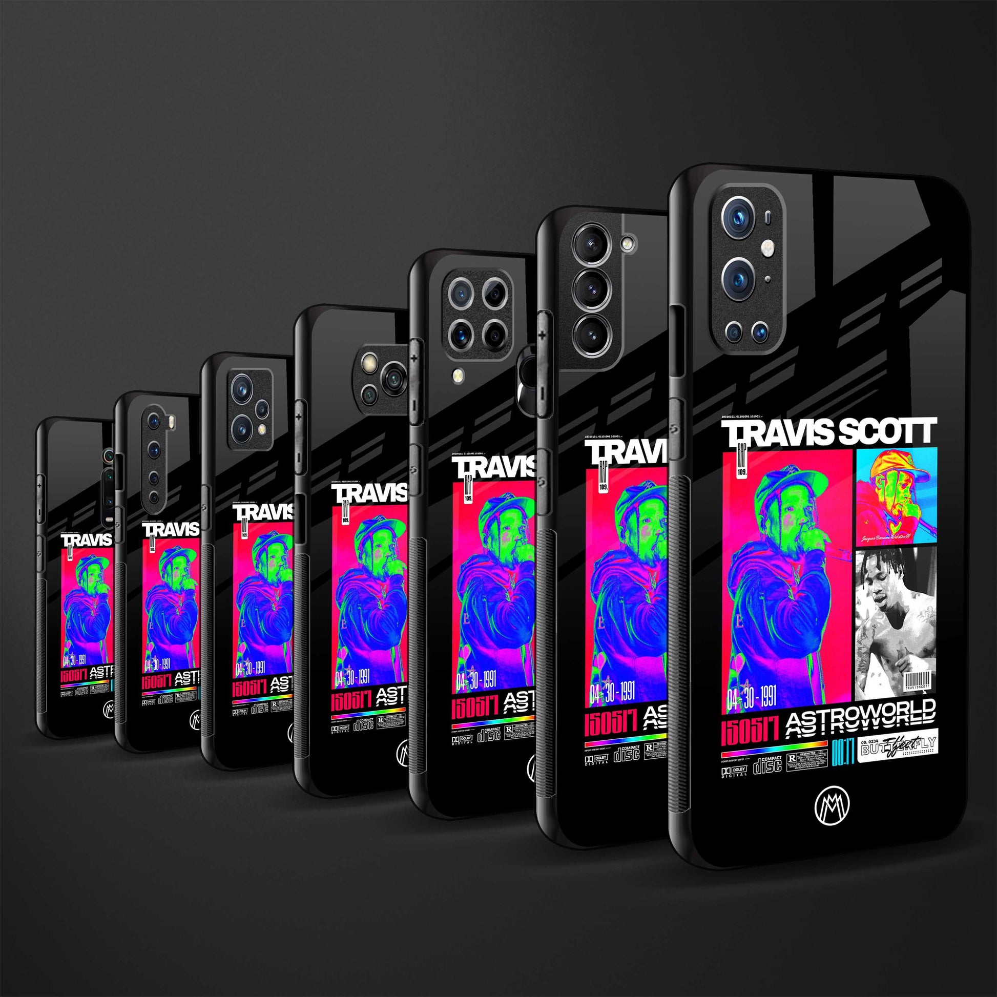 travis scott astroworld back phone cover | glass case for iQOO 9 Pro