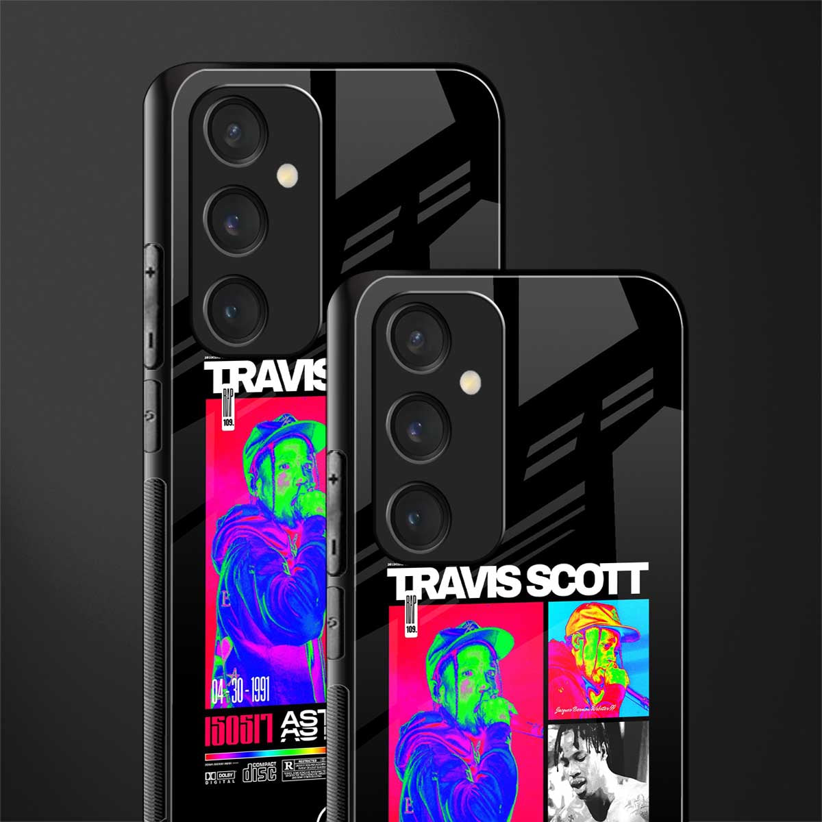 travis scott astroworld back phone cover | glass case for samsung galaxy s23 fe 5g