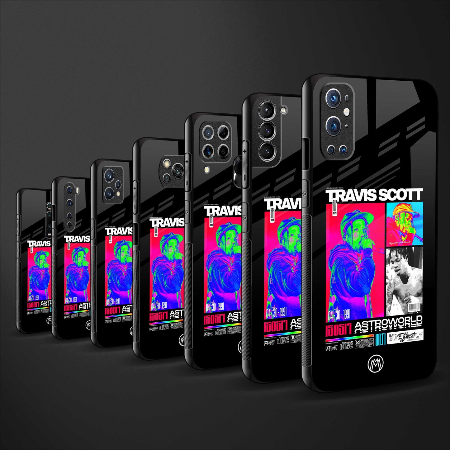 travis scott astroworld glass case for realme narzo 20 pro image-3