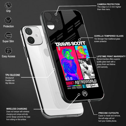 travis scott astroworld glass case for vivo y21a image-4