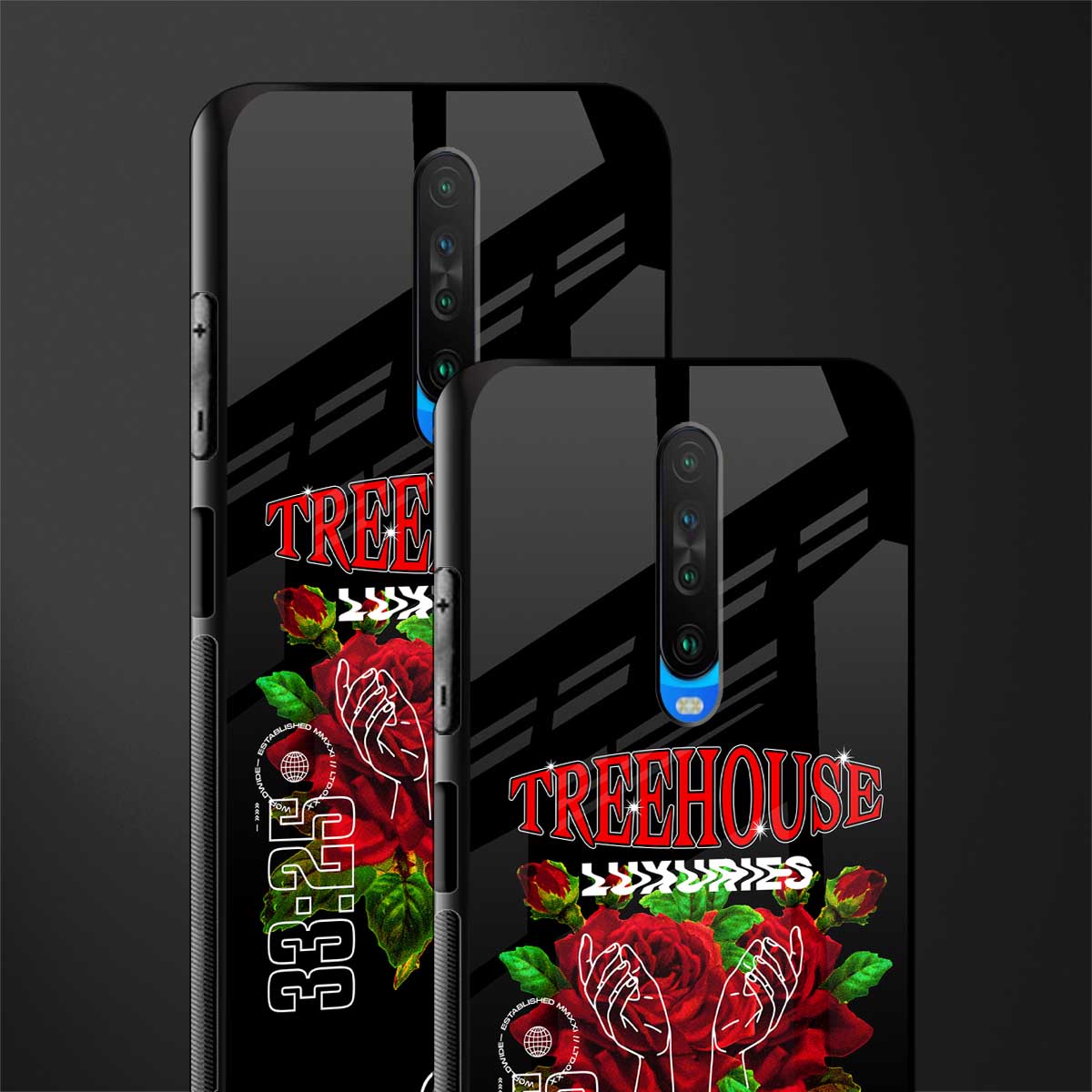 treehouse glass case for poco x2 image-2