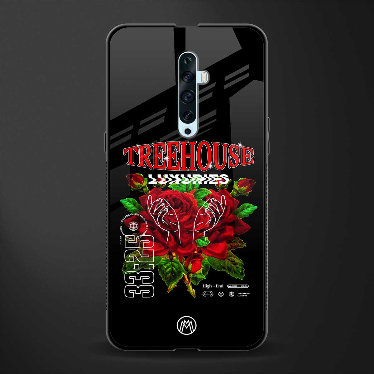 treehouse glass case for oppo reno 2z image