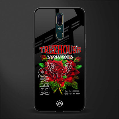 treehouse glass case for oppo a9 image