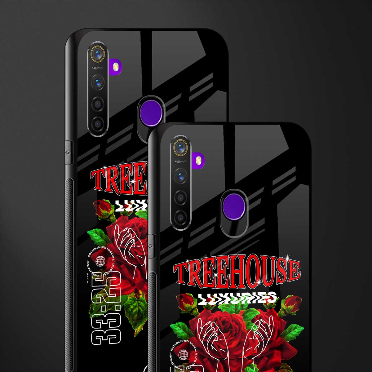 treehouse glass case for realme 5 pro image-2