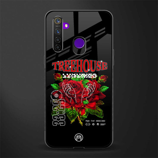 treehouse glass case for realme 5s image