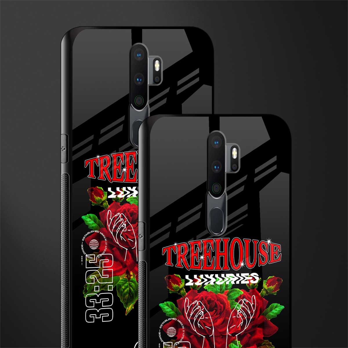 treehouse glass case for oppo a5 2020 image-2