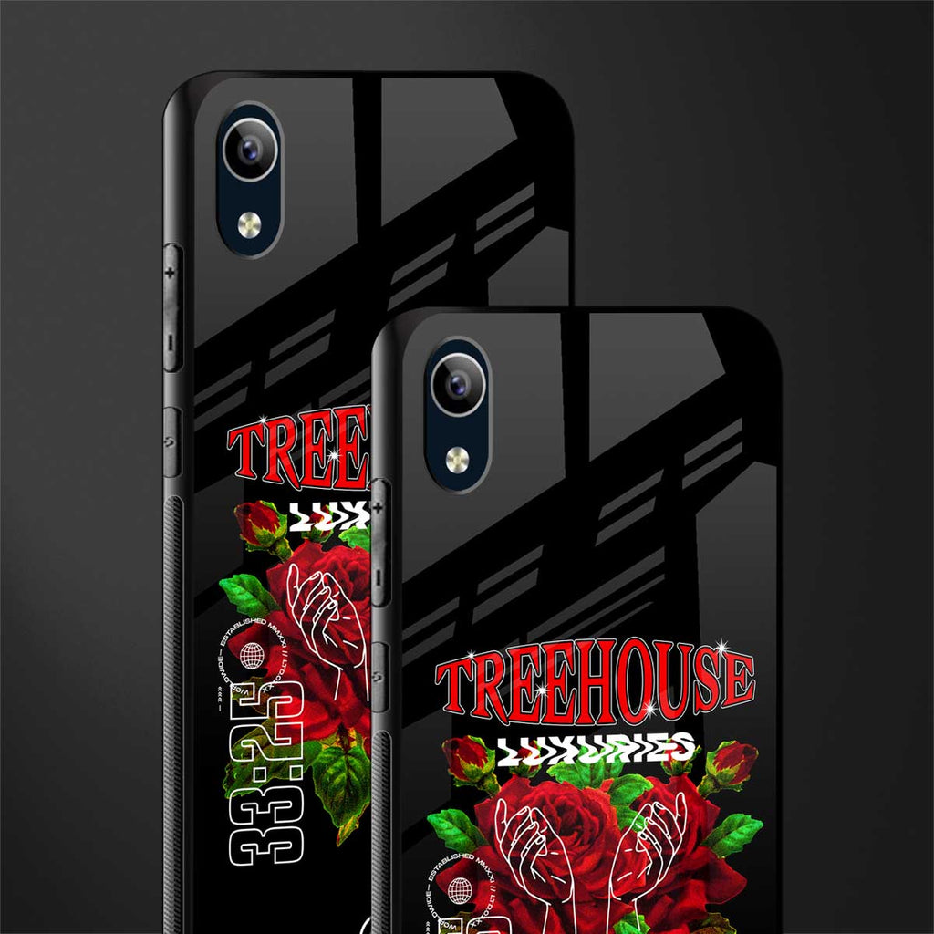 treehouse glass case for vivo y1s without fingerprint image-2