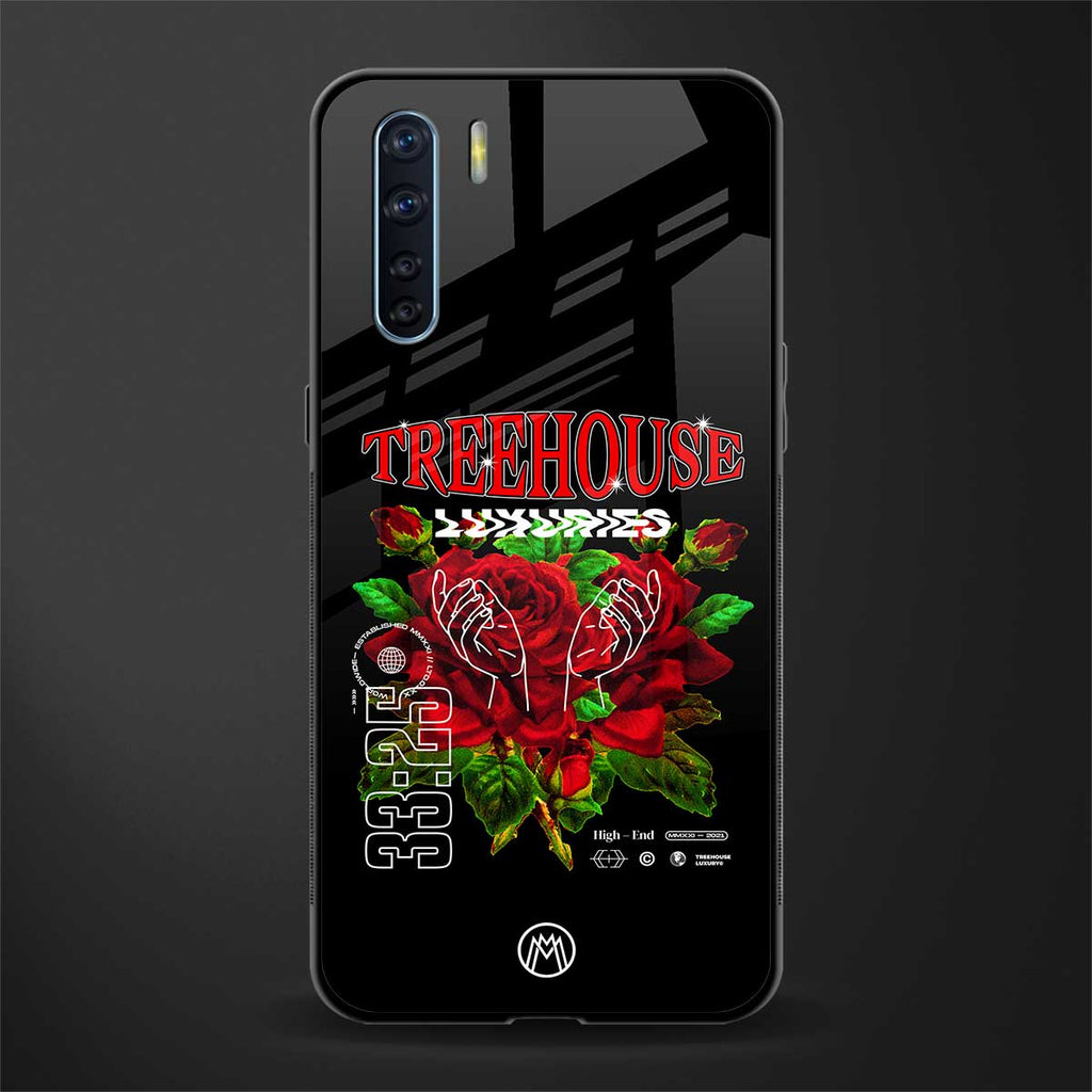 treehouse glass case for oppo f15 image