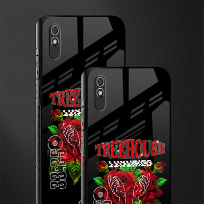 treehouse glass case for redmi 9i image-2