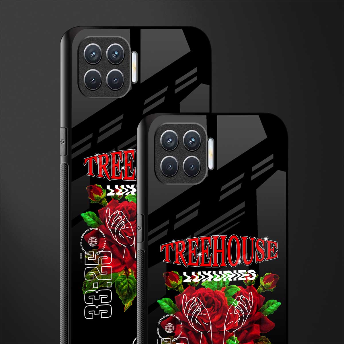 treehouse glass case for oppo f17 image-2