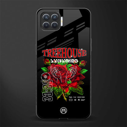treehouse glass case for oppo f17 image
