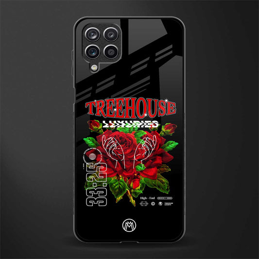 treehouse glass case for samsung galaxy f12 image