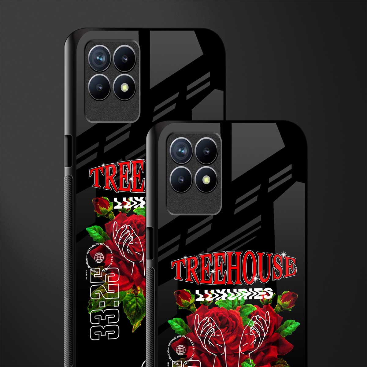 treehouse glass case for realme 8i image-2