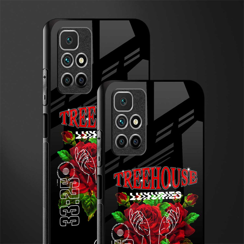 treehouse glass case for redmi 10 prime image-2