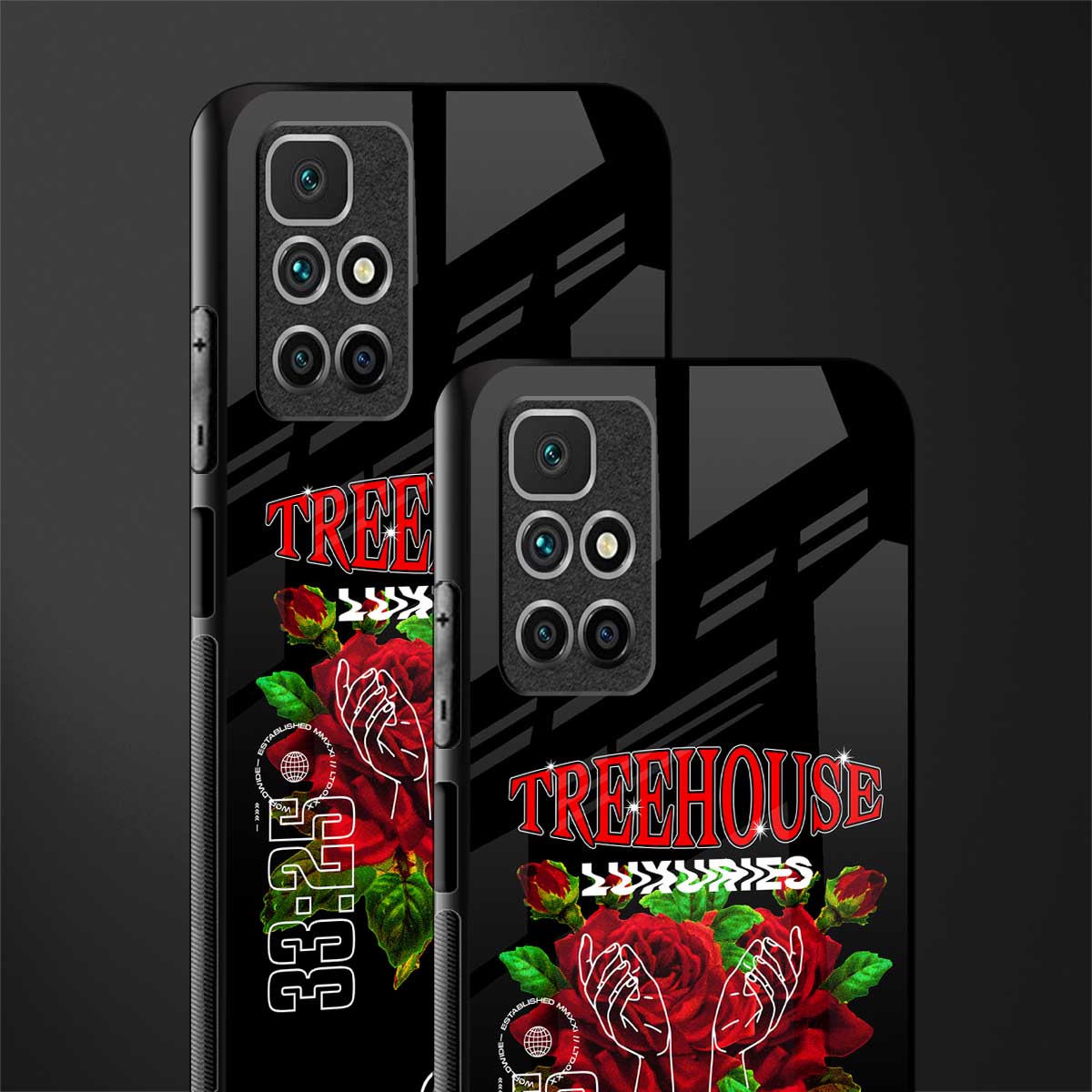 treehouse glass case for redmi 10 prime image-2