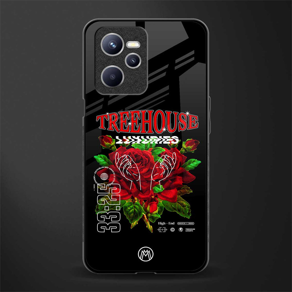 treehouse glass case for realme c35 image