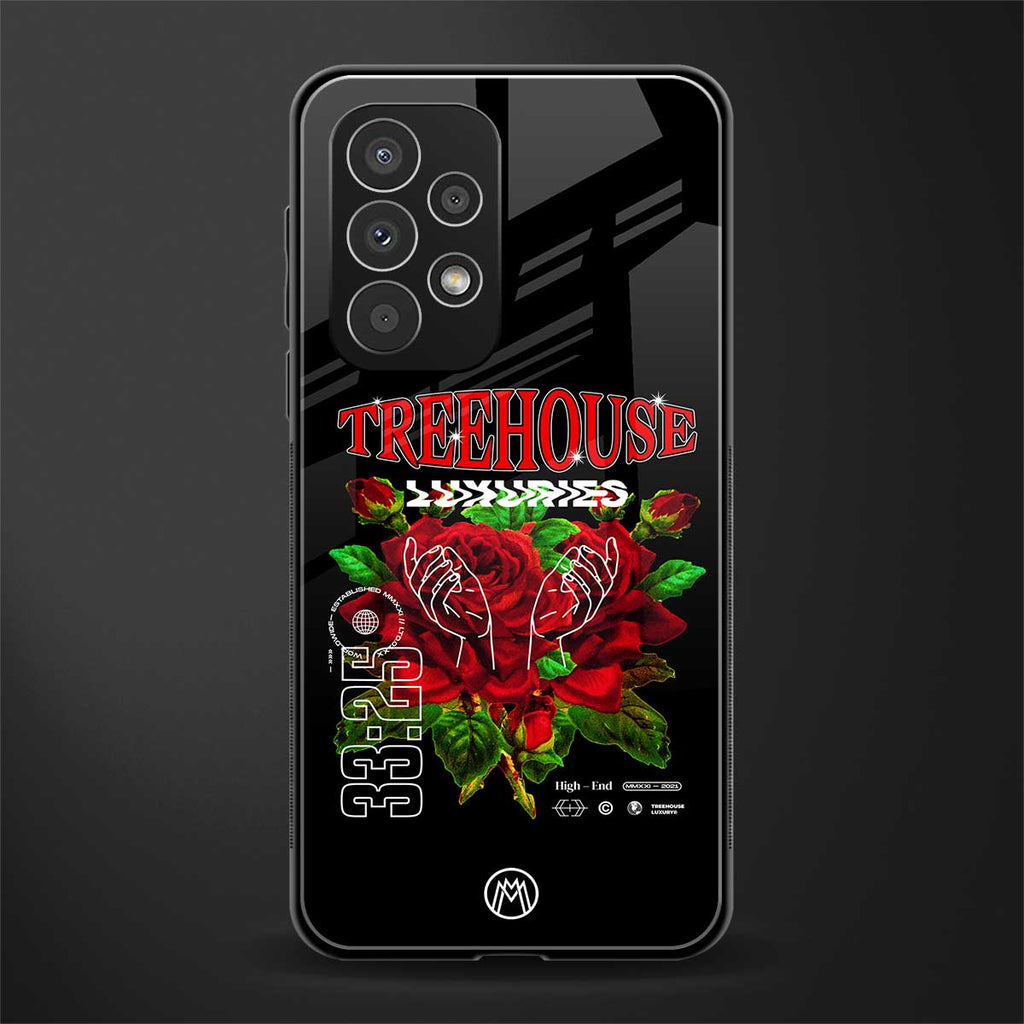 treehouse back phone cover | glass case for samsung galaxy a53 5g