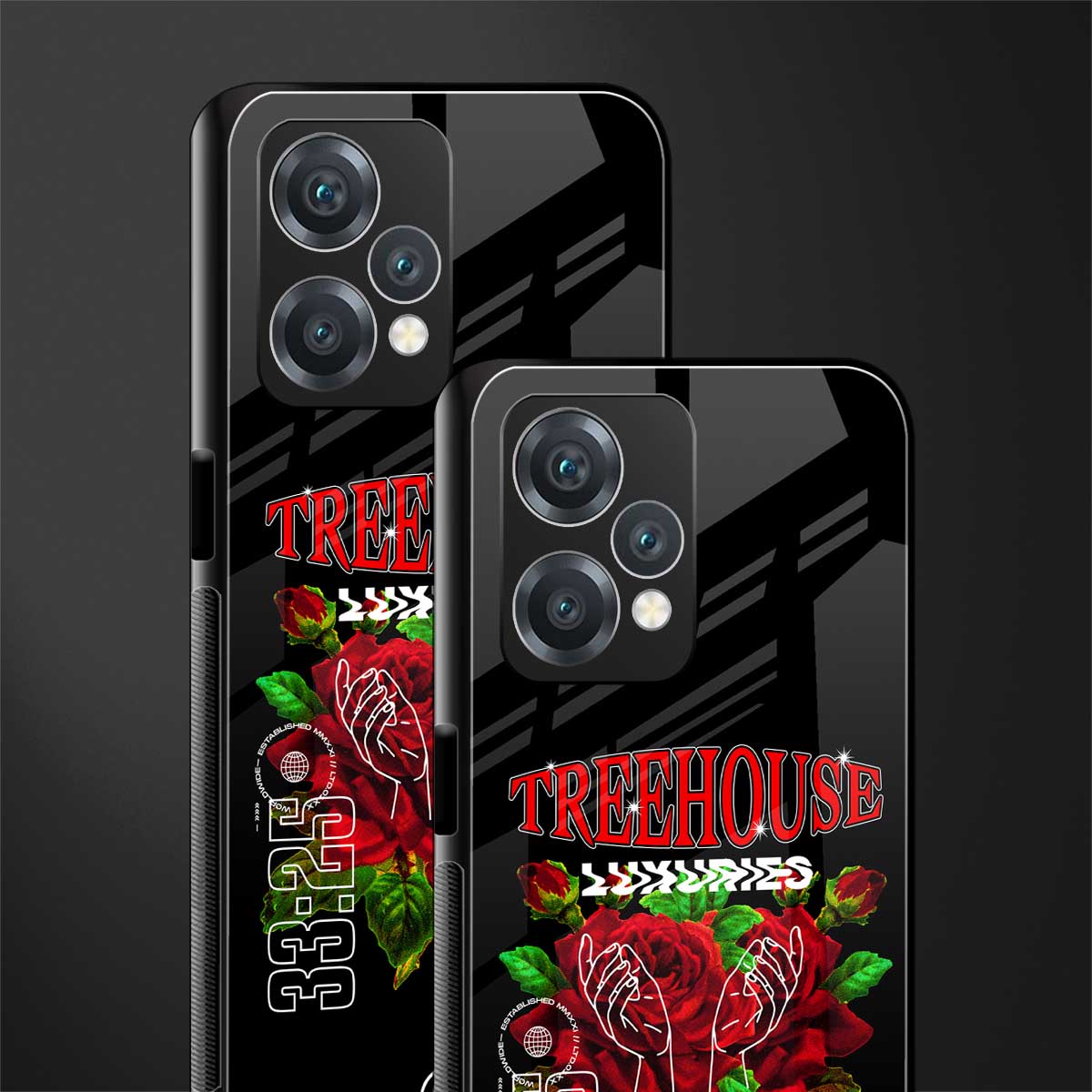 treehouse back phone cover | glass case for oneplus nord ce 2 lite 5g