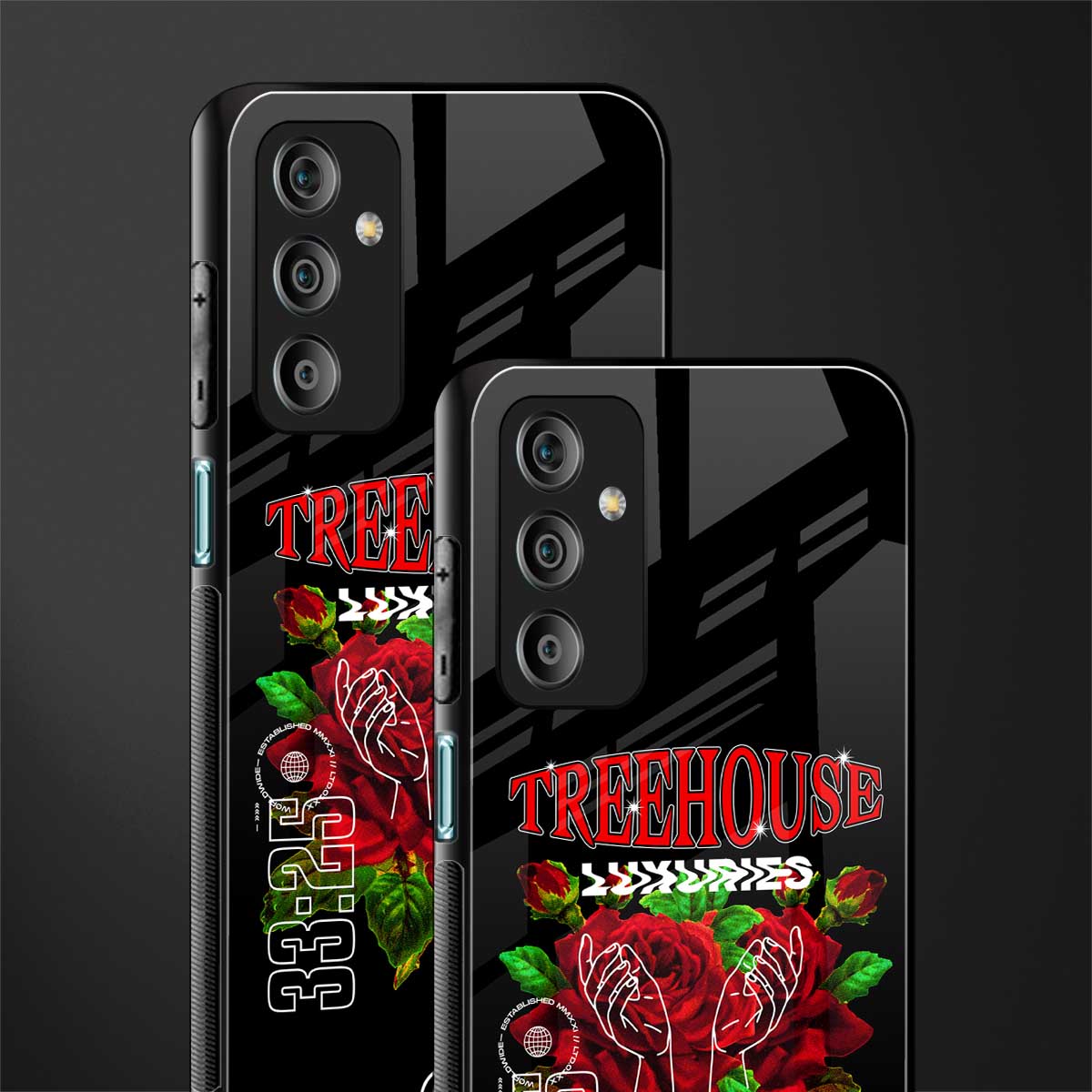 treehouse back phone cover | glass case for samsung galaxy f23 5g