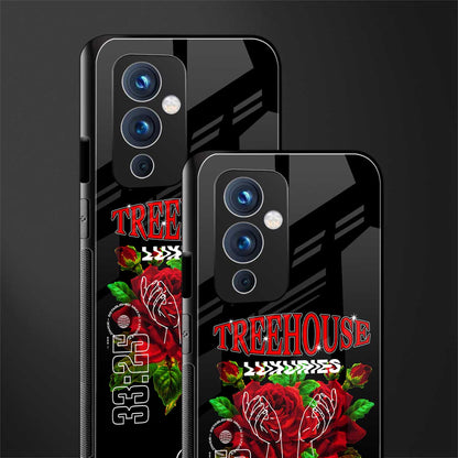 treehouse back phone cover | glass case for oneplus 9
