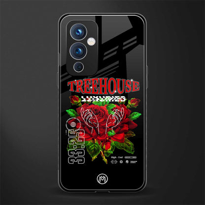treehouse back phone cover | glass case for oneplus 9