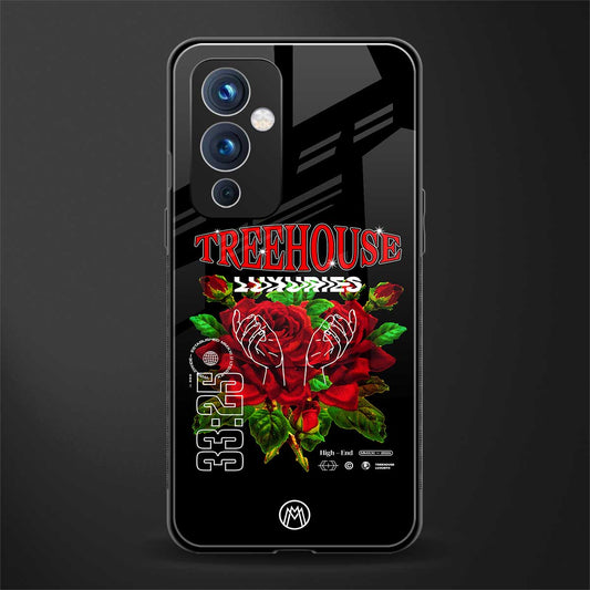 treehouse back phone cover | glass case for oneplus 9
