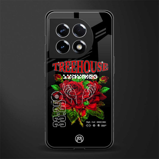 treehouse back phone cover | glass case for oneplus 11