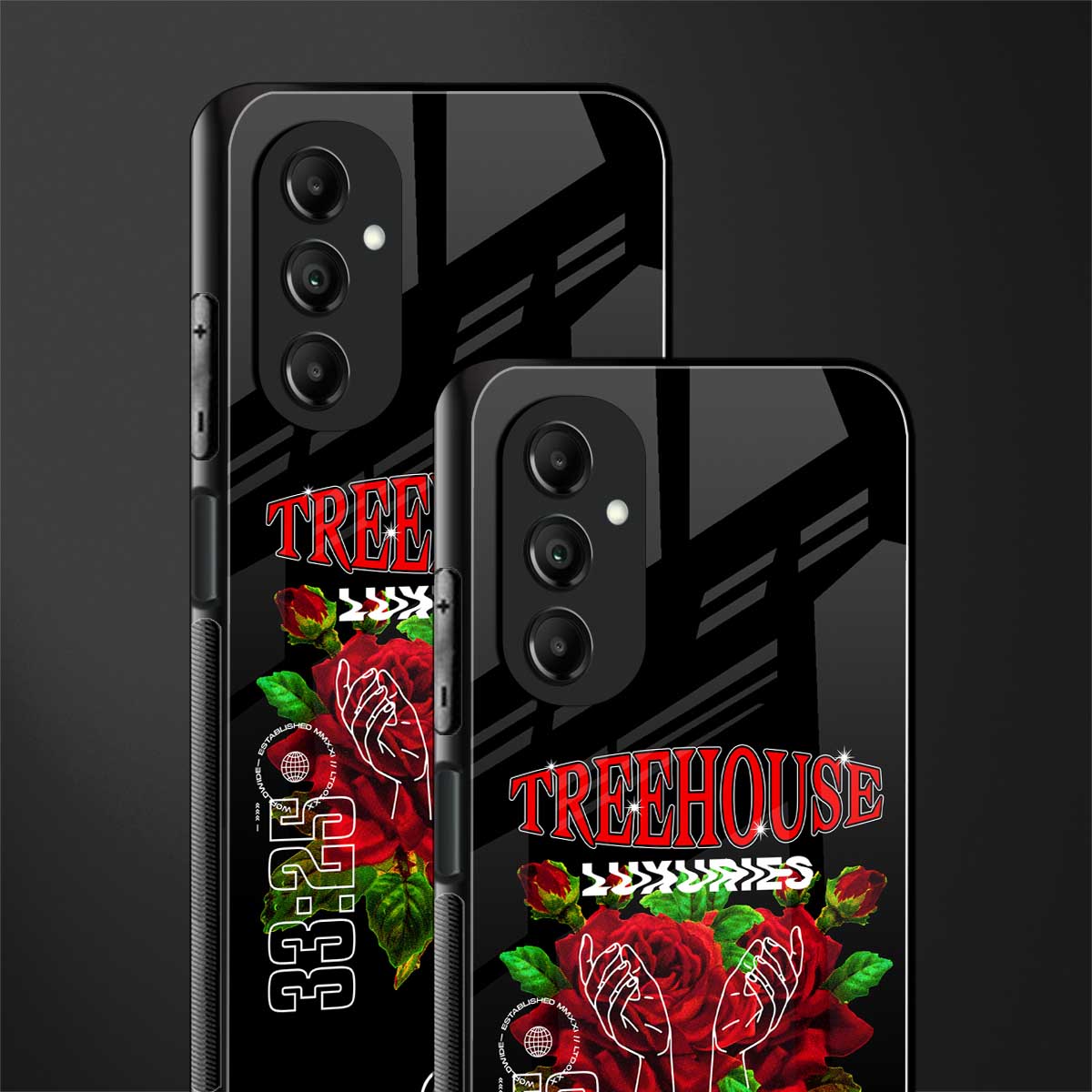 treehouse back phone cover | glass case for samsung galaxy a14 5g