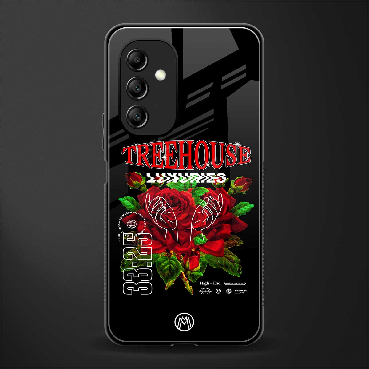 treehouse back phone cover | glass case for samsung galaxy a14 5g