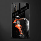 trippy astronaut glass case for vivo s1 image