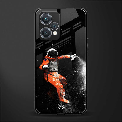 trippy astronaut back phone cover | glass case for realme 9 pro 5g