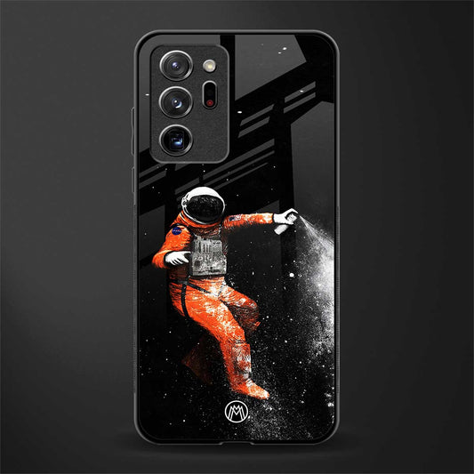 trippy astronaut glass case for samsung galaxy note 20 ultra 5g image