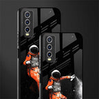 trippy astronaut glass case for vivo y20 image-2