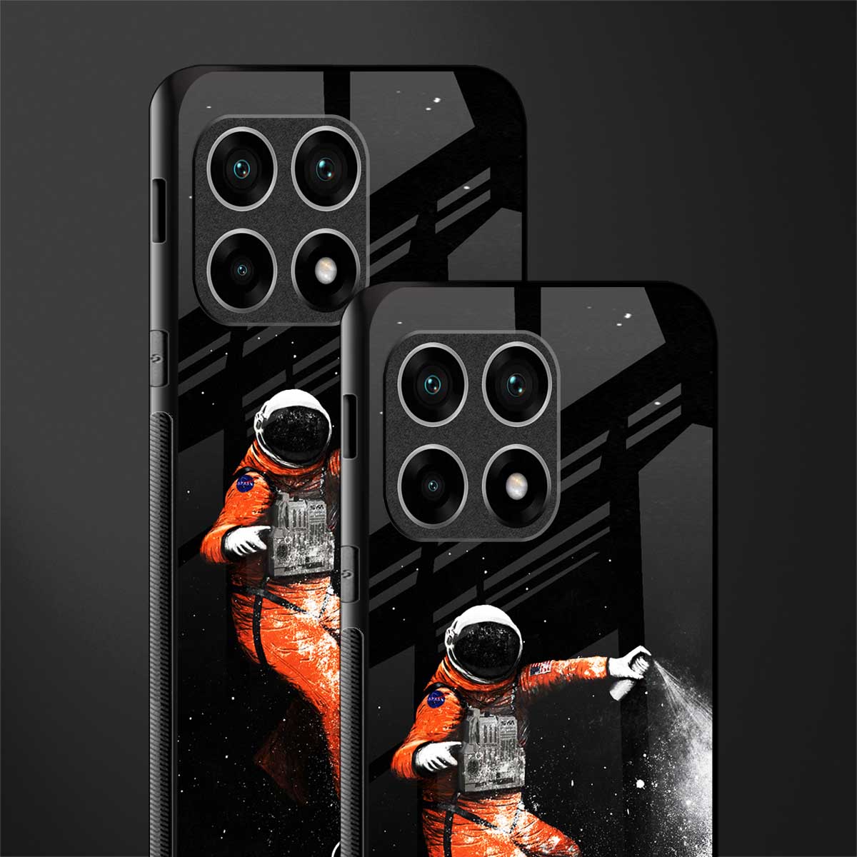 trippy astronaut glass case for oneplus 10 pro 5g image-2