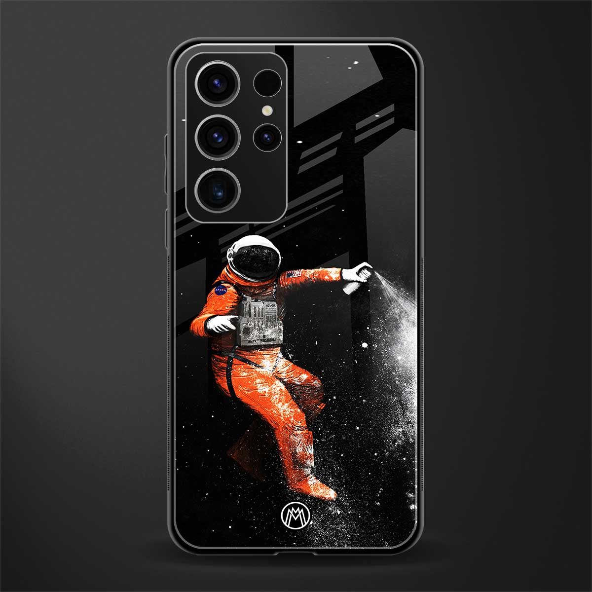 Trippy-Astronaut-Glass-Case for phone case | glass case for samsung galaxy s23 ultra