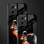 trippy astronaut back phone cover | glass case for vivo y72
