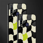trippy pastel checks glass case for vivo z1 pro image-2