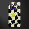 trippy pastel checks glass case for realme 5 image